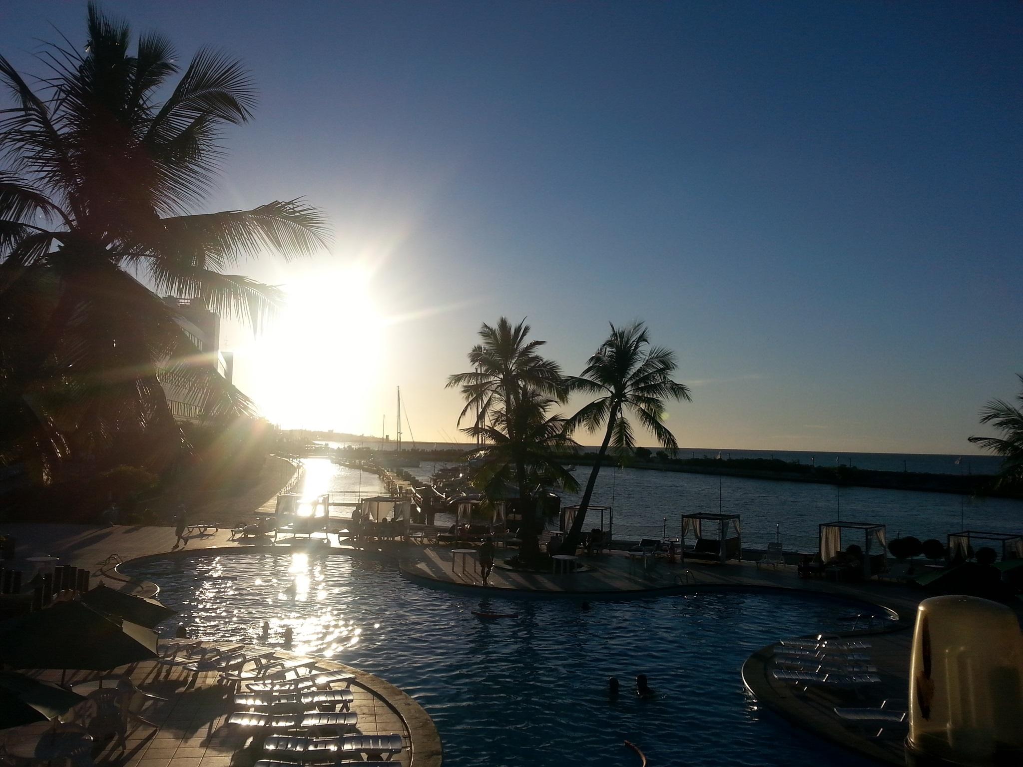 Marina Park Hotel Форталеза Экстерьер фото Sunset at the Sheraton Maldives Resort & Spa